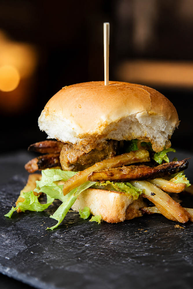 Beef Rendang Poutine Burger (A Bold Indonesian Fusion Burger)