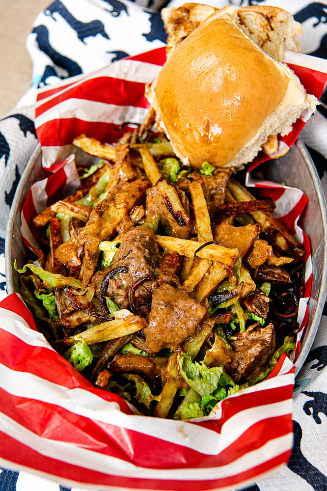 Beef Rendang Poutine Burger (A Bold Indonesian Fusion Burger)