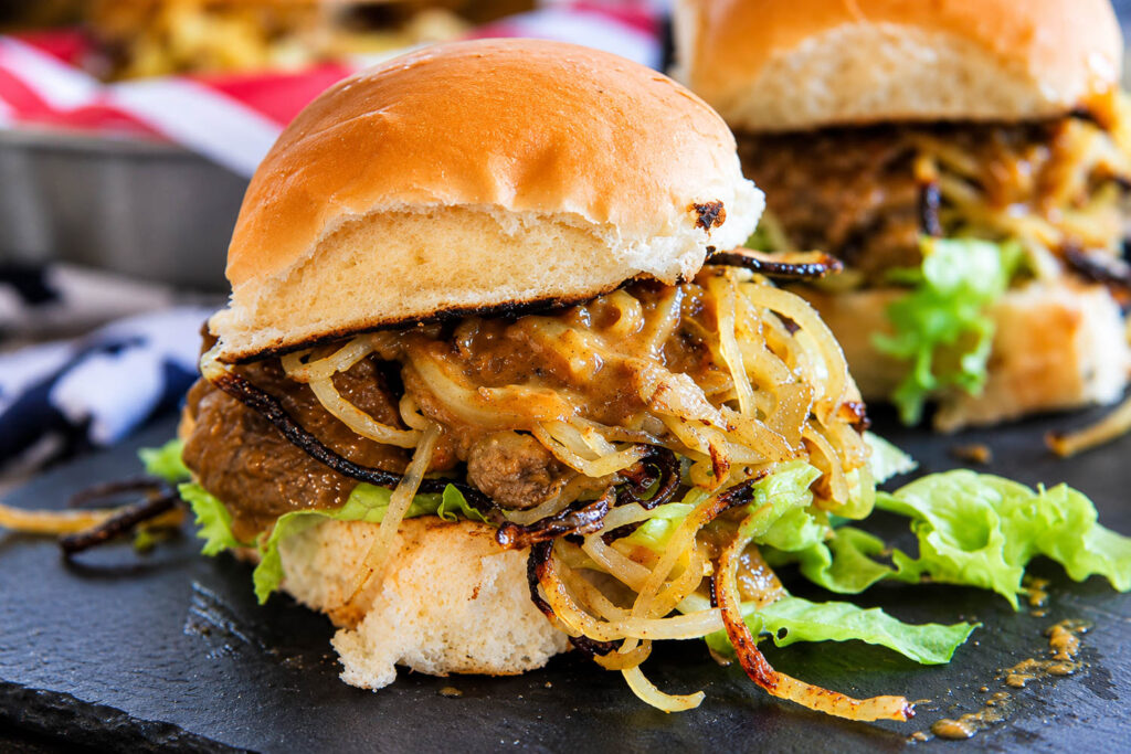 Beef Rendang Poutine Burger (A Bold Indonesian Fusion Burger)