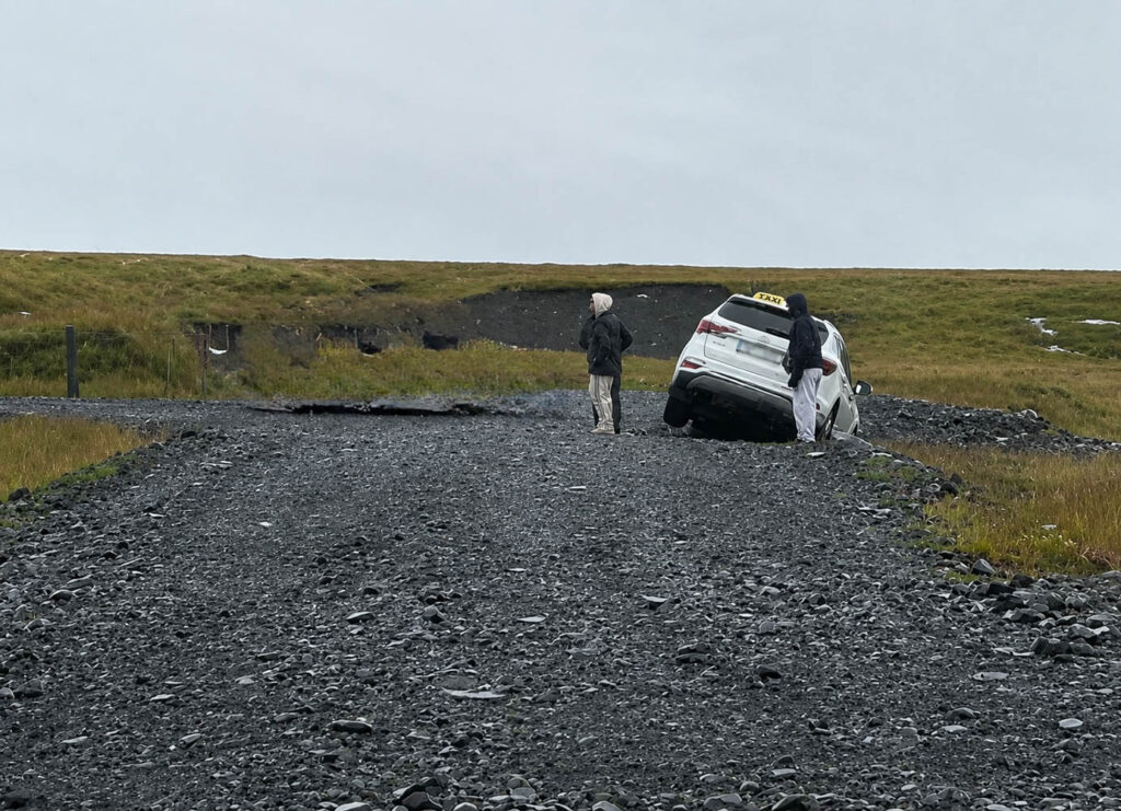 The car accident in Iceland