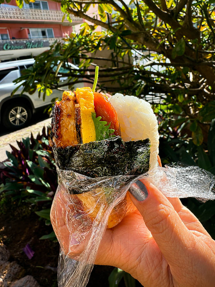 The Famous Musubi in Oahu