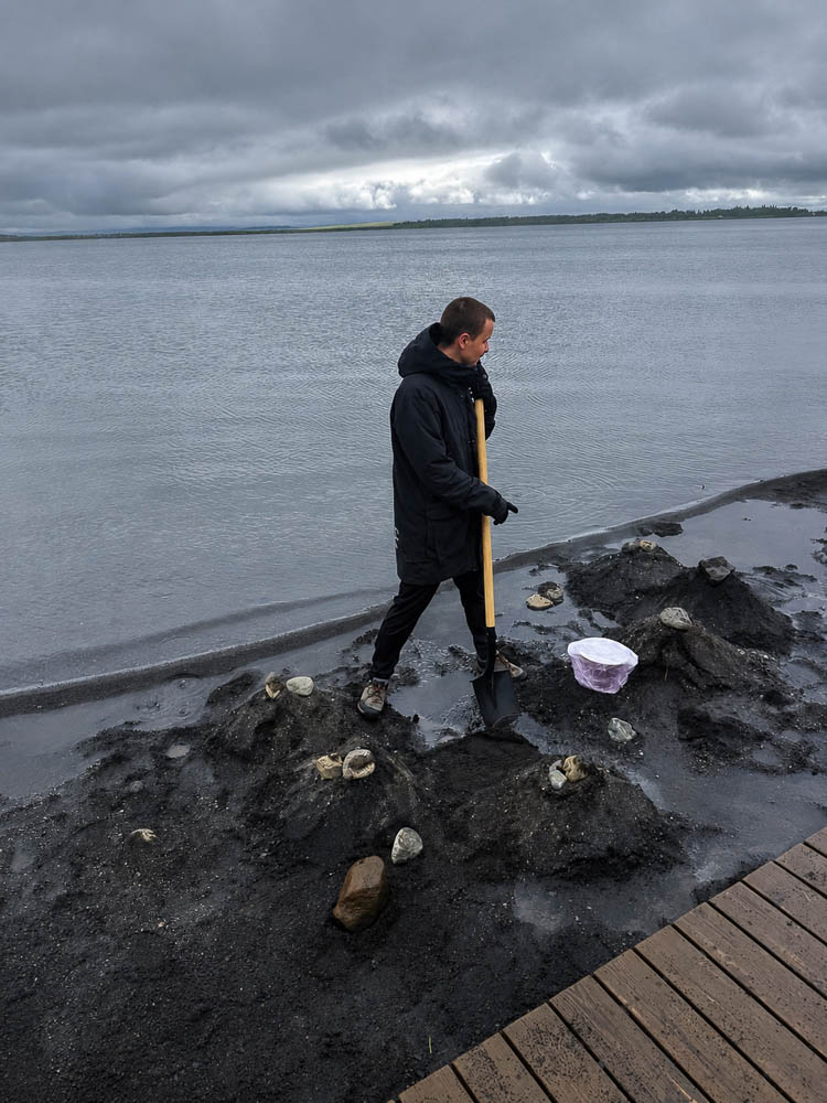 Geothermal Rye Bread in Iceland
