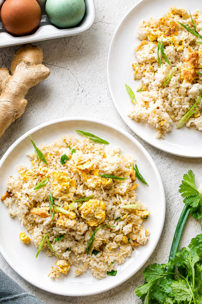 Easy Ginger Fried Rice (10-Minute Better Than Takeout Recipe)