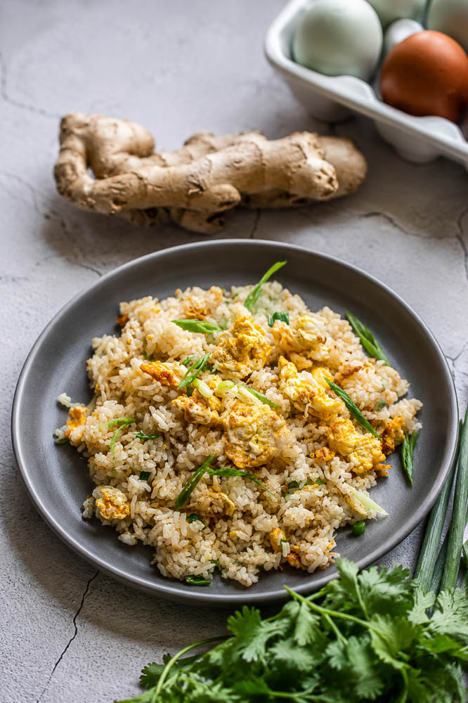 Easy Ginger Fried Rice (10-Minute Better Than Takeout Recipe)
