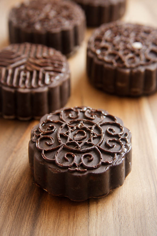 homemade ice cream mooncakes