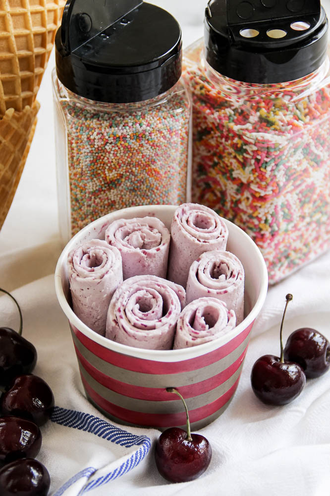 Homemade Rolled Ice Cream