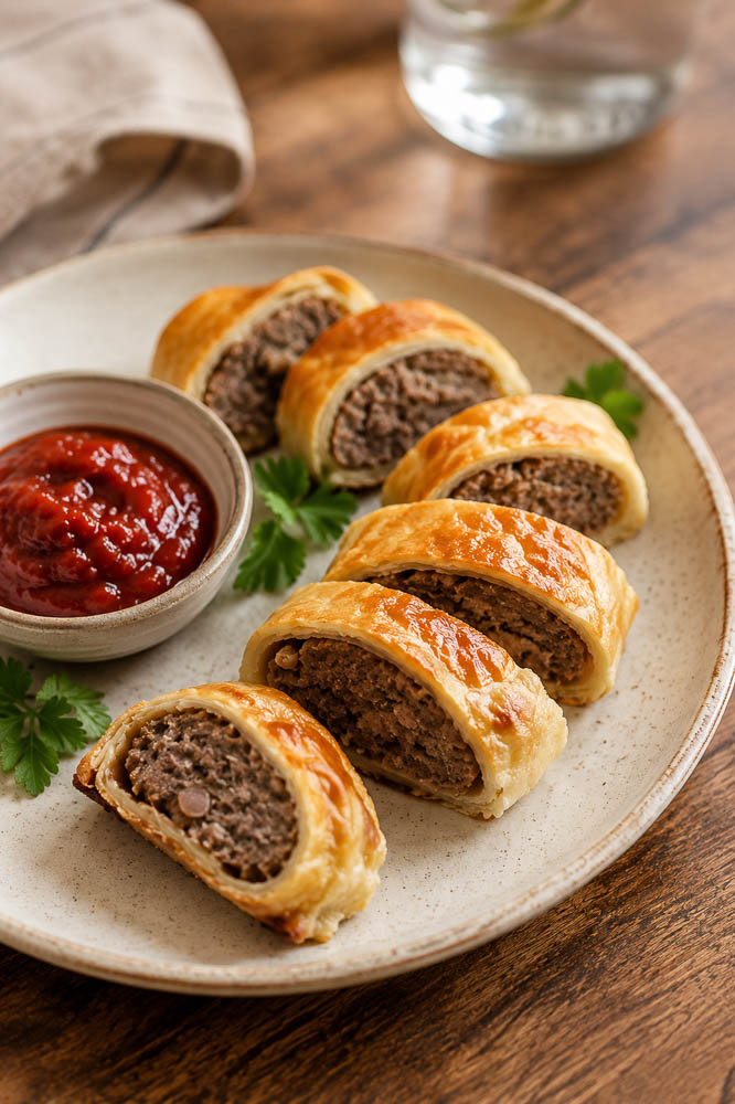 These Mini Beef Bites wrap a savory ground beef and mushroom filling in flaky puff pastry for an easy appetizer that’s crisp outside, juicy inside, and full of flavor.
