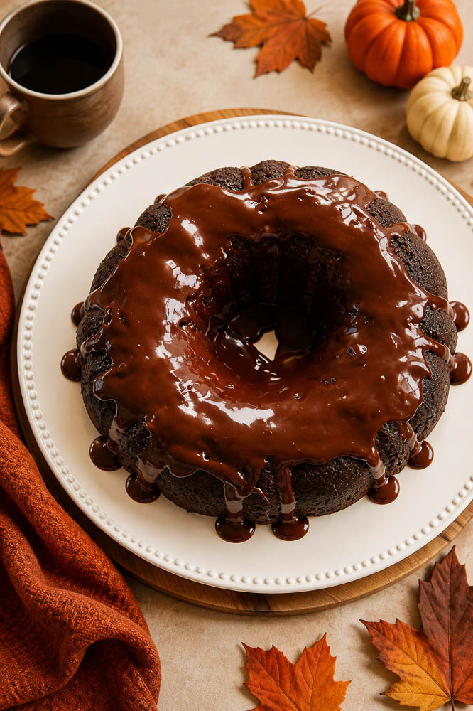 Rich, moist, and full of deep chocolate flavor, this Red Wine Chocolate Bundt Cake gets an elegant twist from dry red wine and a silky dark chocolate ganache.