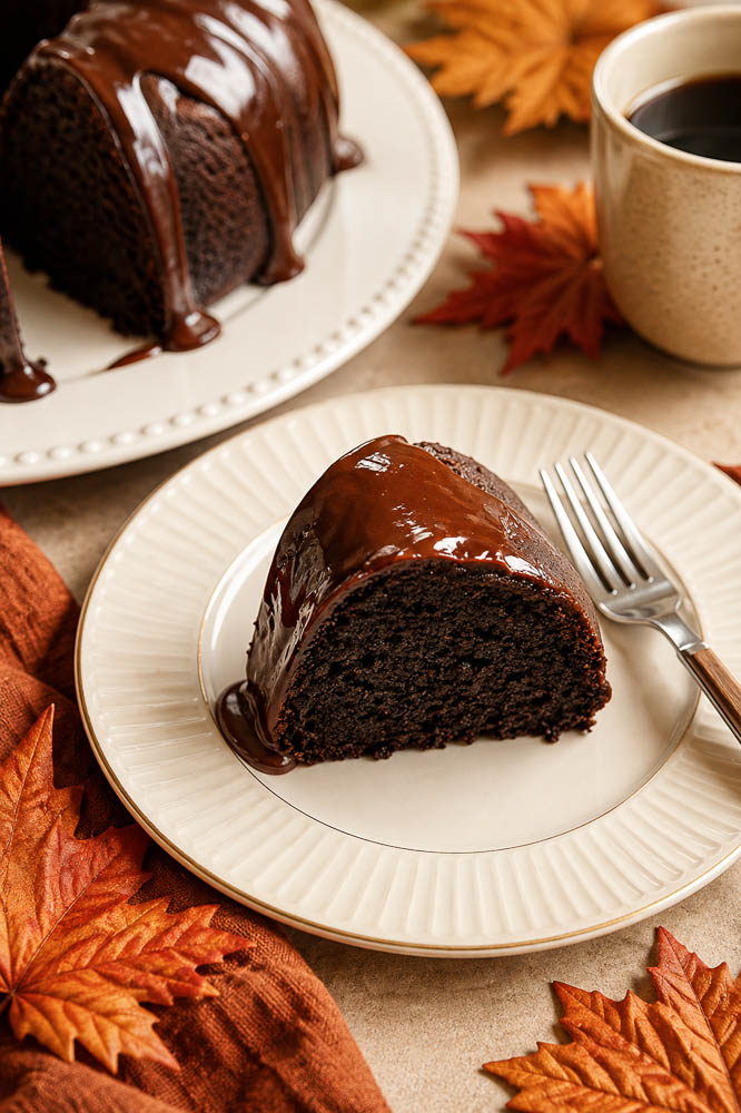 Rich, moist, and full of deep chocolate flavor, this Red Wine Chocolate Bundt Cake gets an elegant twist from dry red wine and a silky dark chocolate ganache.